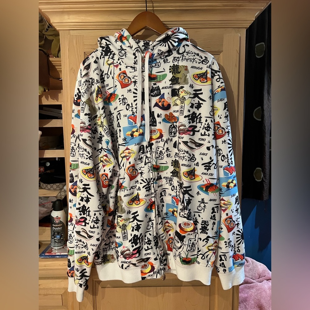 Kanji Jeans Mens Full Zip Sz L